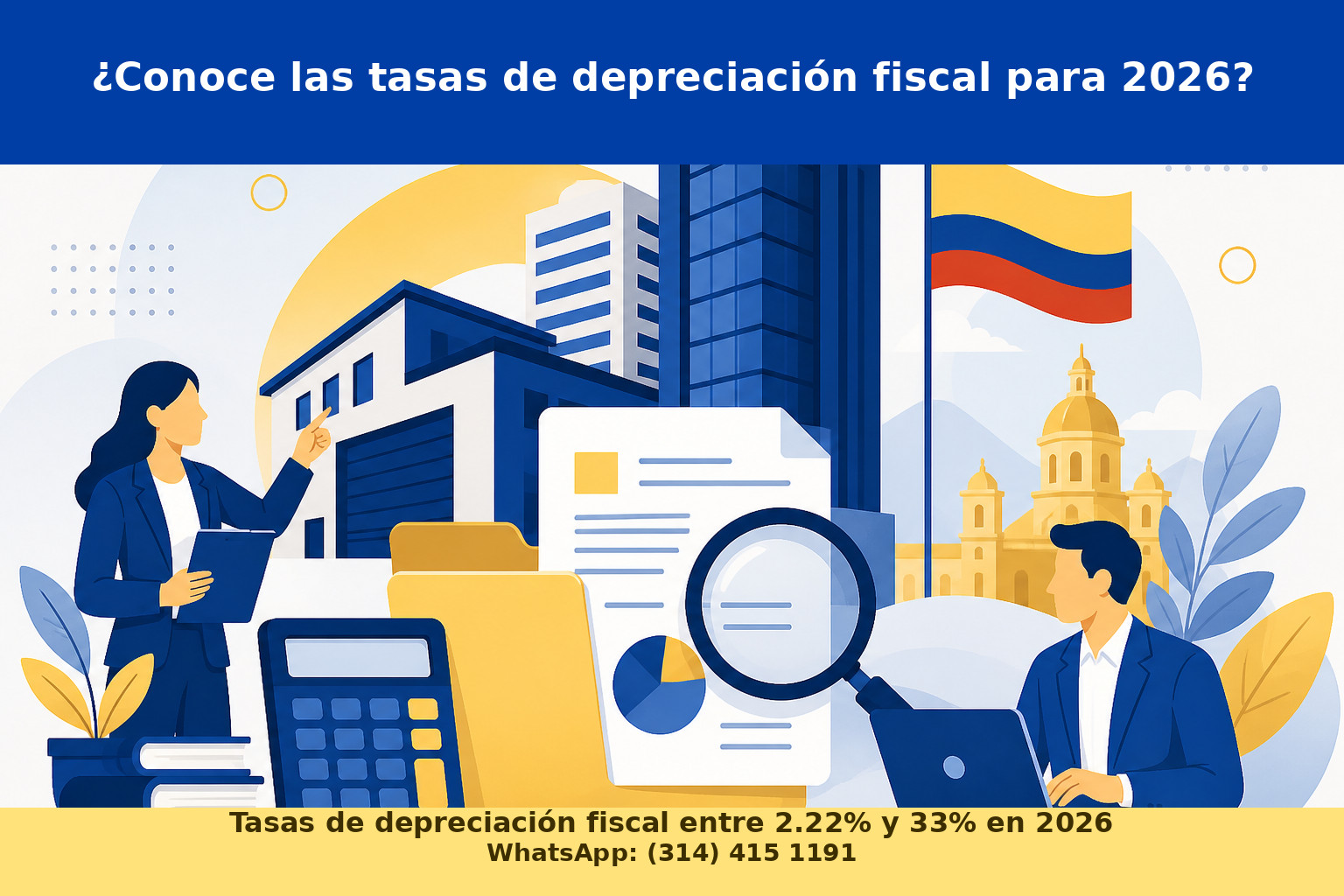 Depreciación Fiscal en Colombia: Aspectos Clave para 2026