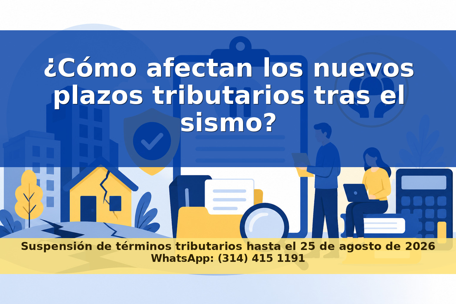 Suspensión de términos tributarios por sismo en Colombia: Medidas y nuevos plazos