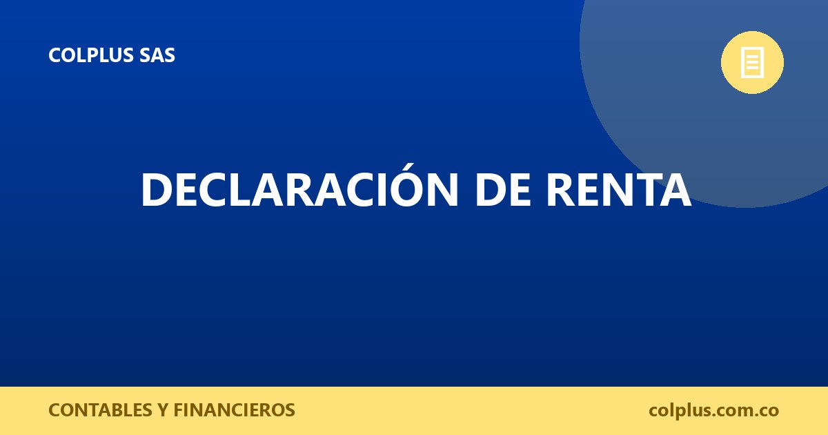 Declaración de Renta